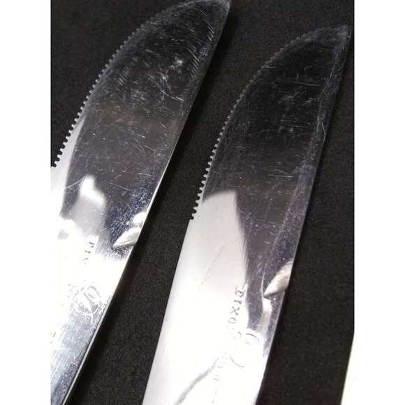 Set of 6 Dixon Vintage MCM Dinner Butter Knife Knives made in Japan 8" - Picture 2 of 7